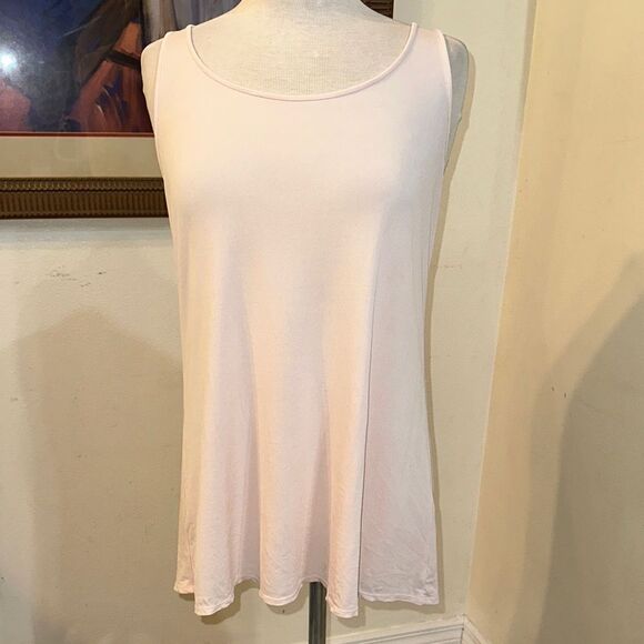 Eileen Fisher Tops - TOP - Eileen Fisher 100% Silk Women's Sleeveless Pale Pink Size Medium
